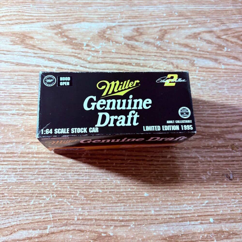 Rusty Wallace #2 1:64 Scale Stock Car Miller Genuine Draft Limited 1995 #2